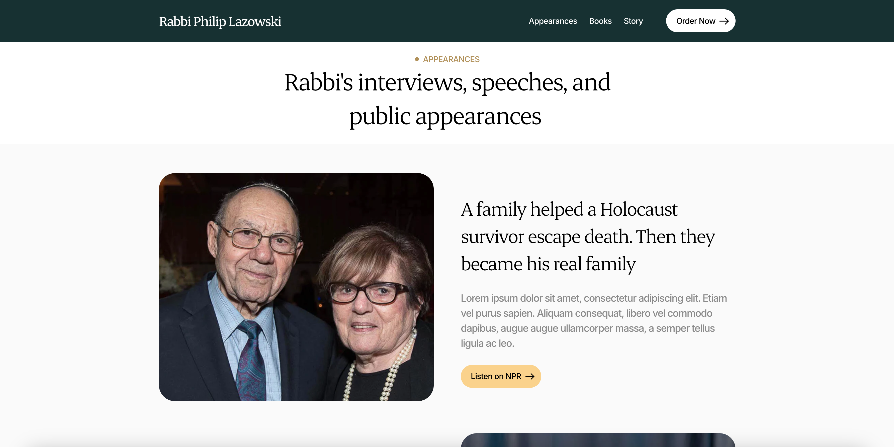 Rabbi Lazowski project
